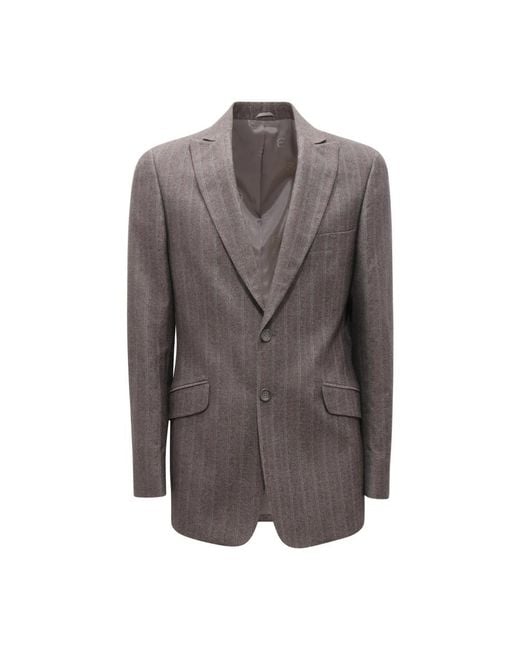 Roberto Cavalli Gray Blazers for men