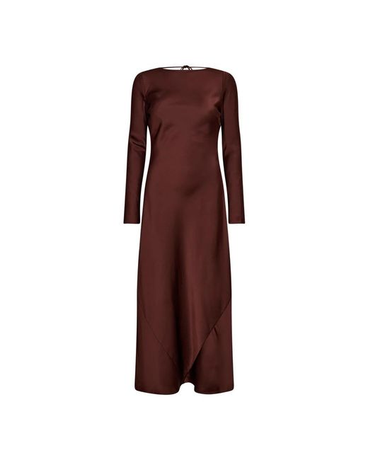 co'couture Kleedjes ,Bruin ,Maxi Jurken in het Brown
