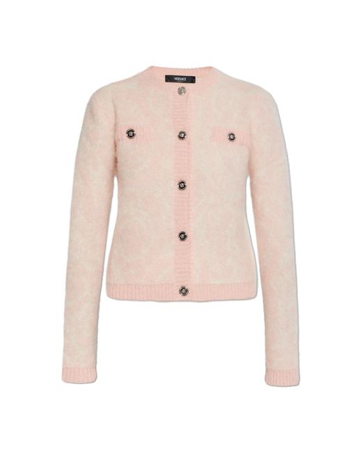 Cardigans Versace de color Pink