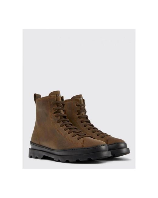 Lace-Up Boots di Camper in Brown