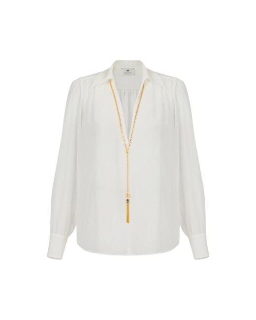 Blouses Elisabetta Franchi de color White