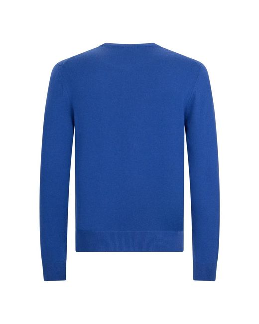Malo Blue Cashmere Knitwear for men
