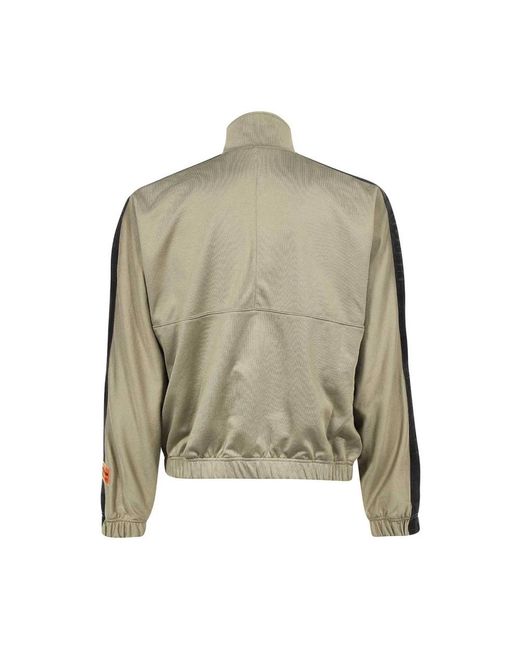 Heron Preston Hoodies & Sweatvesten ,Groen ,Katoen Hoodie Met Volledige Ritssluiting En Geborduurd Logo in het Green voor heren
