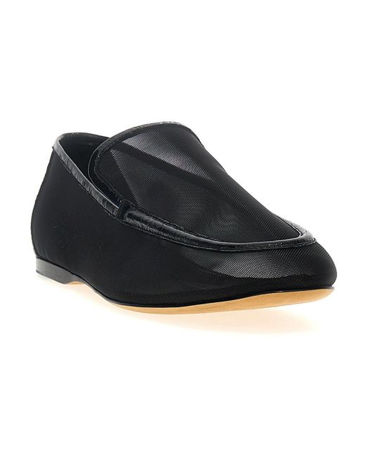 Khaite Black Loafers