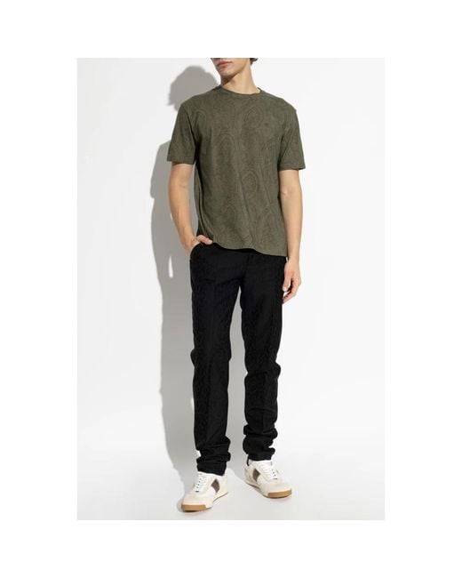 Etro Green T-Shirts for men