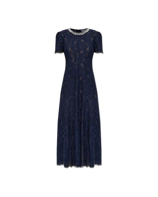 Midi Dresses Self-Portrait de color Blue