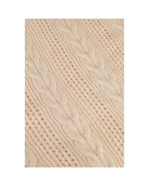 Object Elena L/S Knit Pullover 123 in het Natural