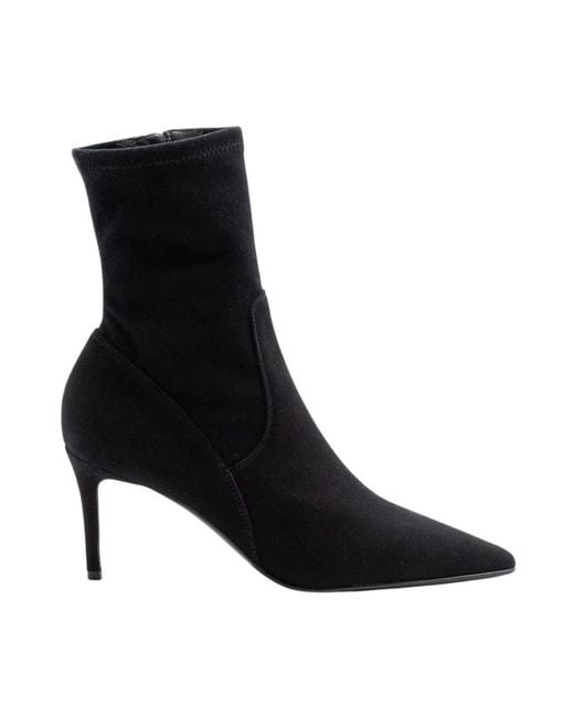 Lella Baldi Black Heeled Boots