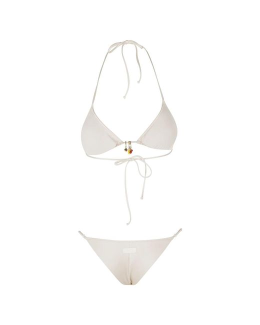 Mc2 Saint Barth Triangle Bikini in het White