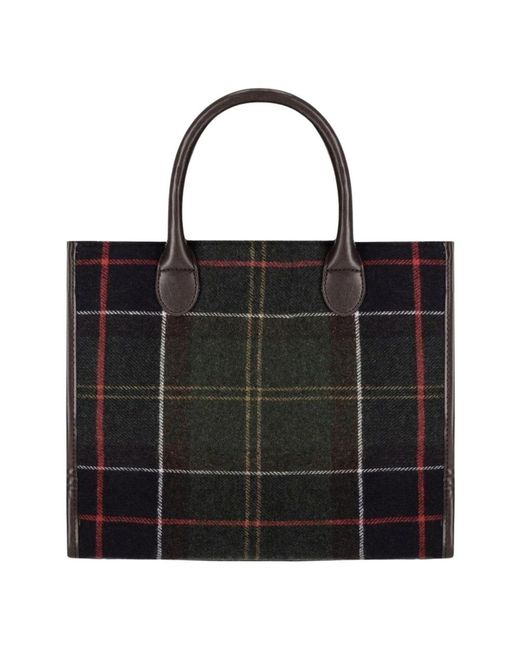 Barbour Black Shopping Bags