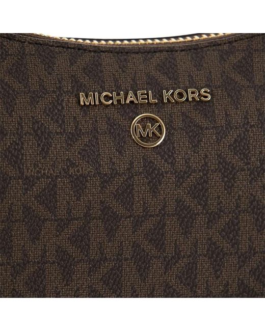 Michael Kors Brown Charm kleine schultertasche mit logo,jet set charm kleine schultertasche