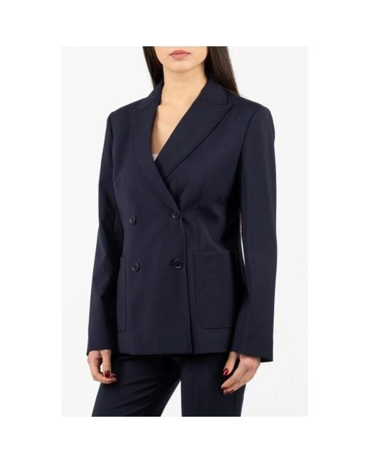 Weekend by Maxmara Blue Blazers