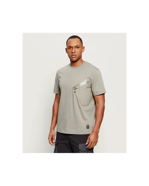 Parajumpers Gray T-Shirts for men