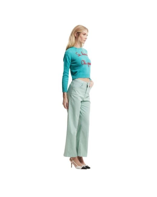 Kocca Blue Round-Neck Knitwear