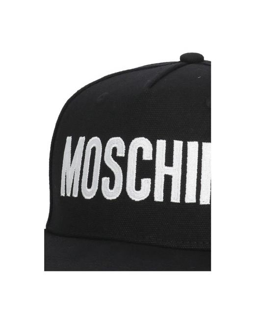 Moschino Black Hats for men