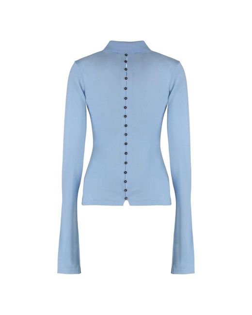 Round-Neck Knitwear Jacquemus en coloris Blue