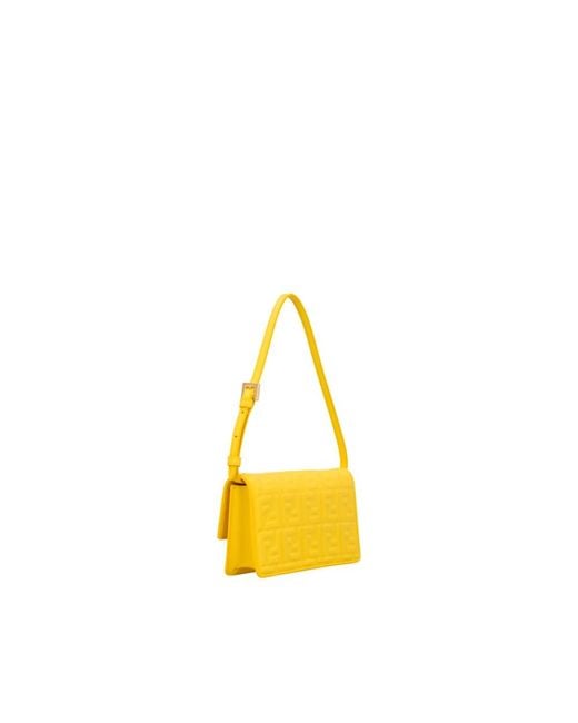 Fendi Yellow Shoulder Bags