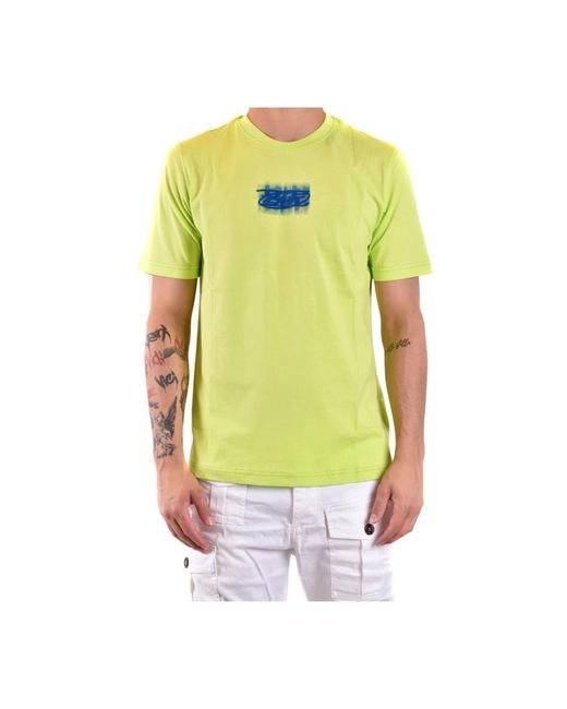 DIESEL Yellow T-Shirts for men