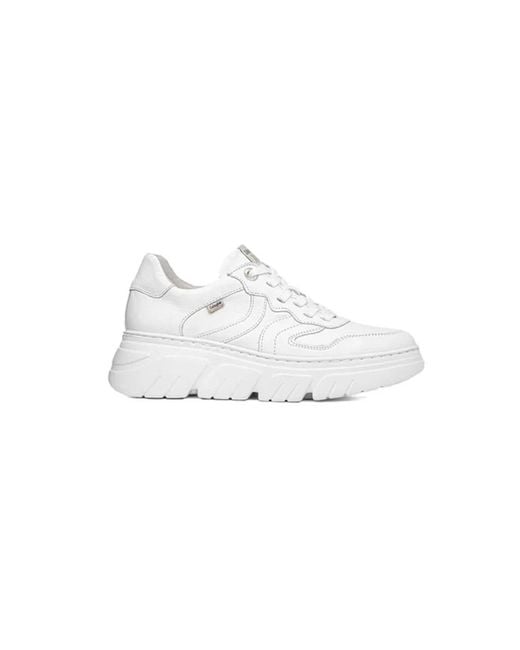 Callaghan White Leder Sneakers