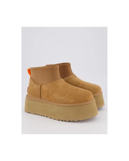 Ugg Brown Classic Mini Dipper Stiefel