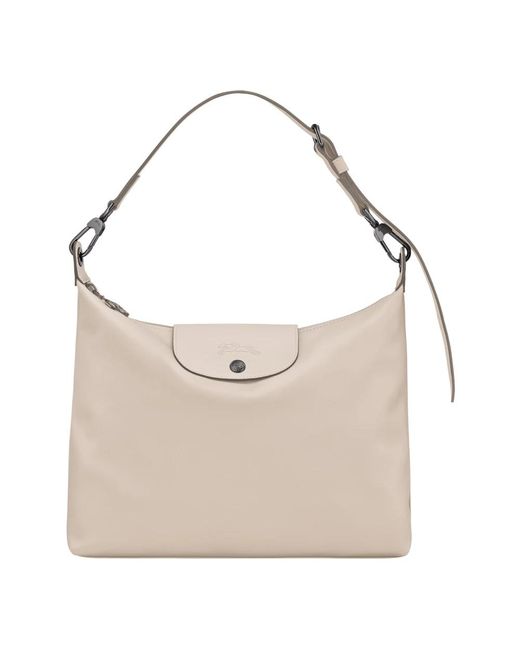 Shoulder Bags Longchamp de color Natural