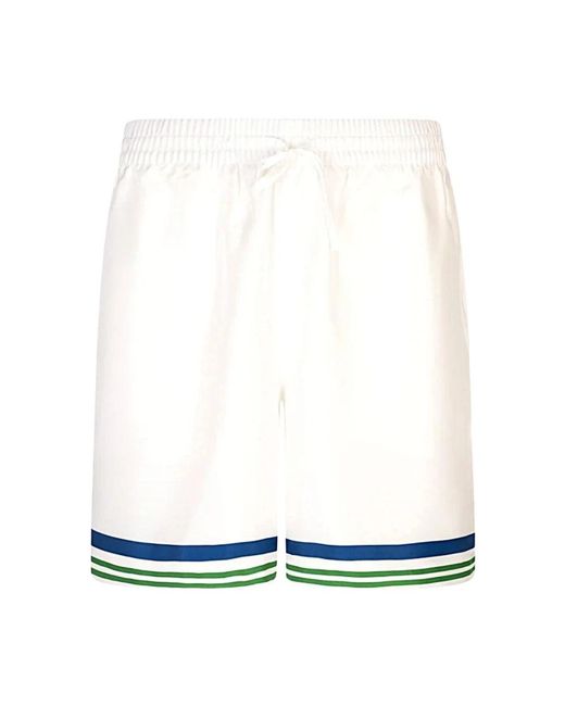 Casablanca White Casual Shorts for men