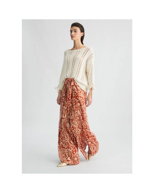 Liu Jo Orange Wide Trousers