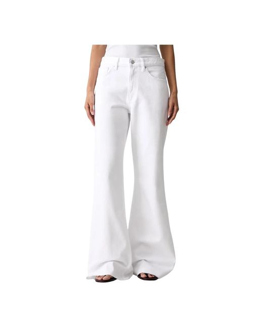 Anine Bing Flared Jeans in het White