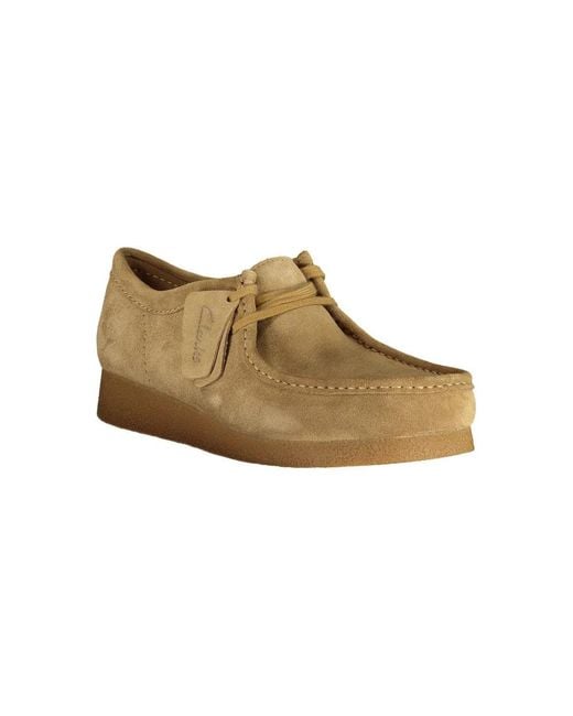 Clarks Brown Laced Shoes for men