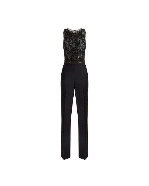 Elisabetta Franchi Black Jumpsuits