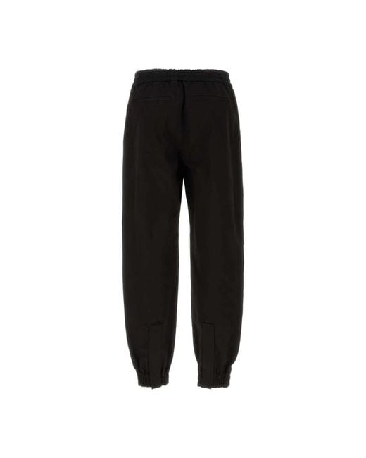 McQueen Black Sweatpants for men
