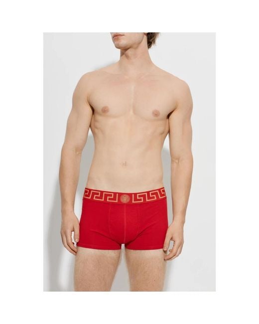 Bottoms Versace de hombre de color Red