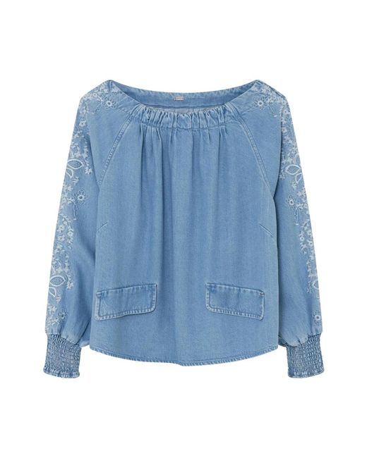 GUSTAV Anesa Blouse in het Blue