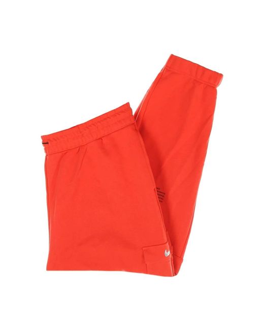 Training Trousers Nike de color Red