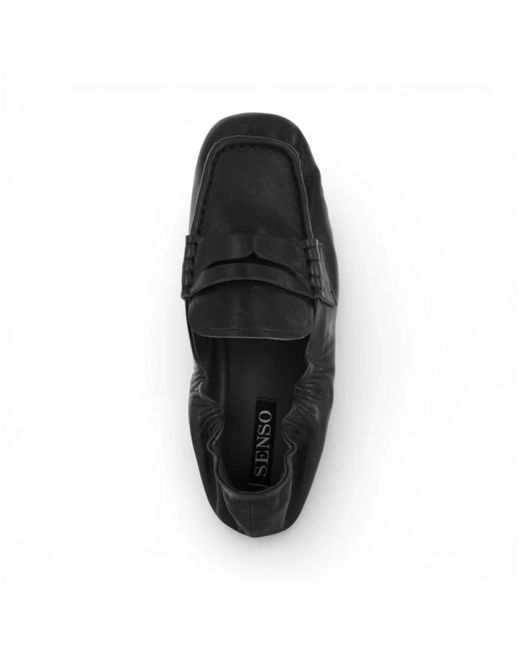 Senso Black Loafers