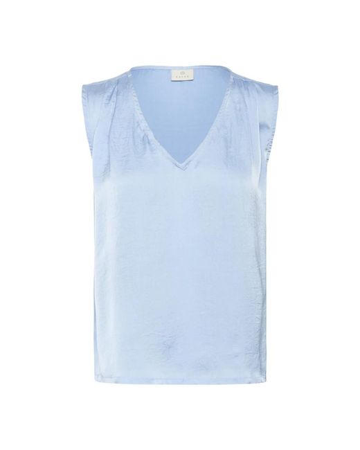 Sleeveless Tops di Kaffe in Blue