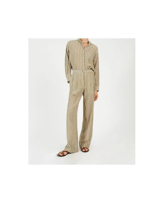MASSCOB Natural Wide Trousers