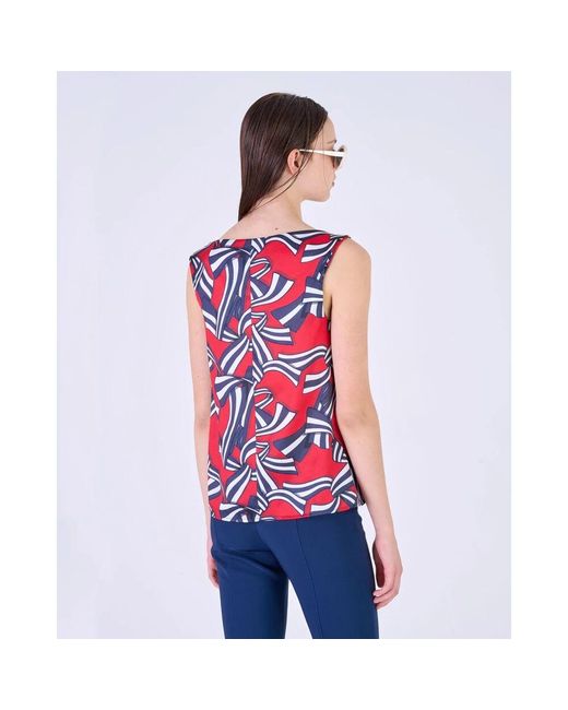 Sleeveless Tops di Silvian Heach in Red