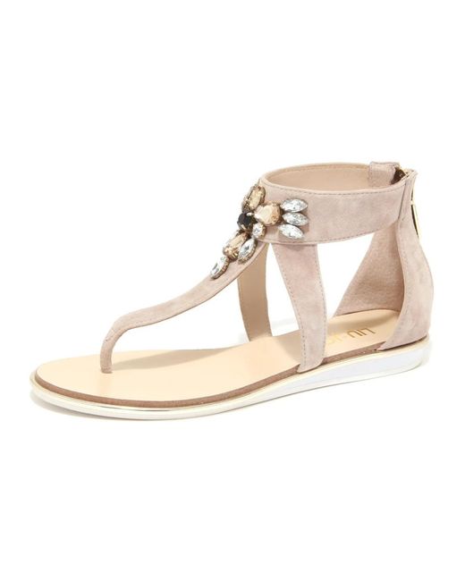Liu Jo Metallic Flat Sandals