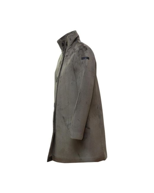 Rrd Gray Single-Breasted Coats for men