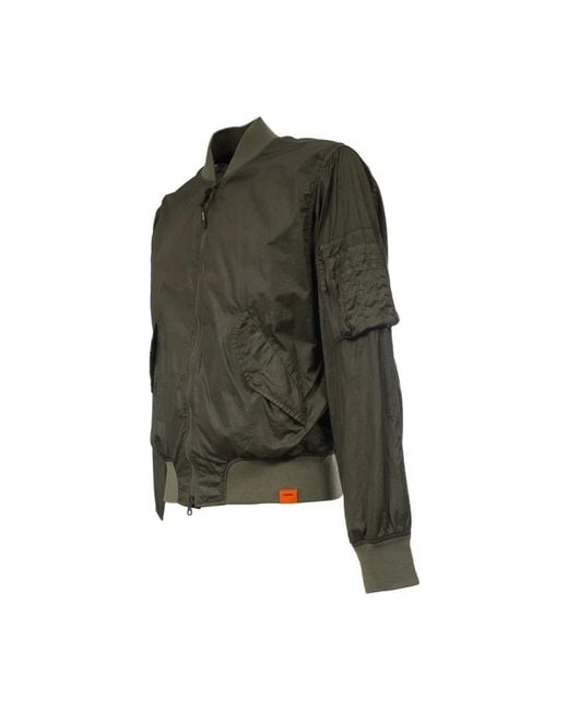 Aspesi Green Bomber Jackets for men