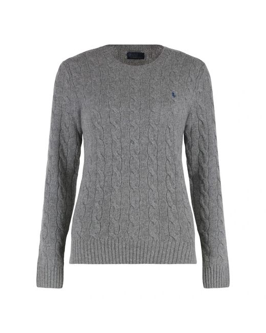 Polo Ralph Lauren Gray Round-Neck Knitwear