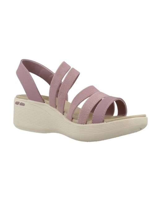 Shoes > heels > wedges Skechers en coloris Pink