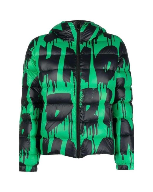 John Richmond Green Down Jackets
