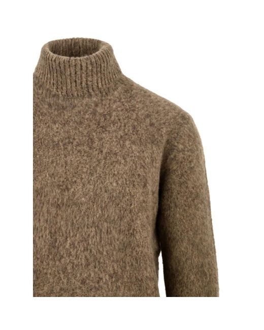 FILIPPO DE LAURENTIIS Green Turtlenecks for men