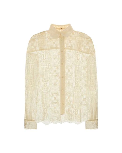Ermanno Scervino Natural Shirts