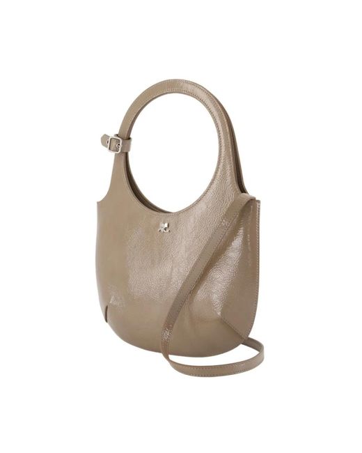 Courreges Brown Handbags