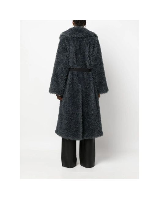 Ermanno Scervino Black Belted Coats