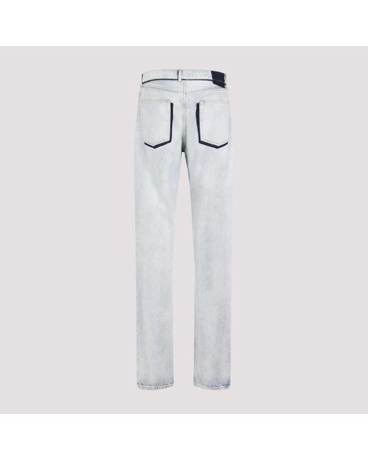 Maison Margiela 5 taschen jeans icy slip in Gray für Herren