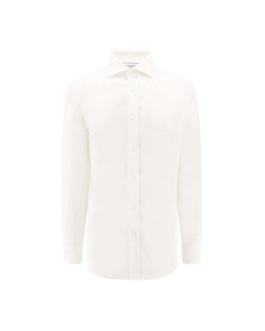 Brunello Cucinelli White Casual Shirts for men
